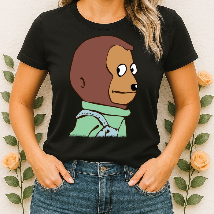 Awkward Look Meme Monkey Puppet Meme Womens T-Shirt