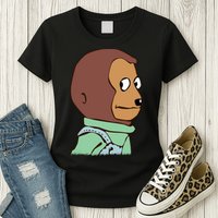 Awkward Look Meme Monkey Puppet Meme Womens T-Shirt