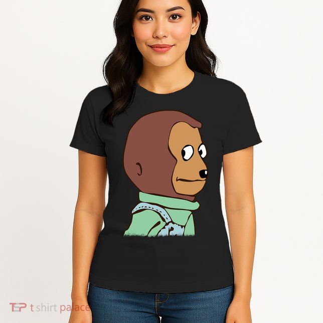 Awkward Look Meme Monkey Puppet Meme Womens T-Shirt