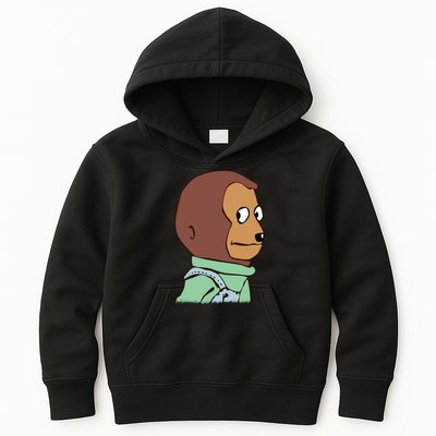 Awkward Look Meme Monkey Puppet Meme Kids Hoodie