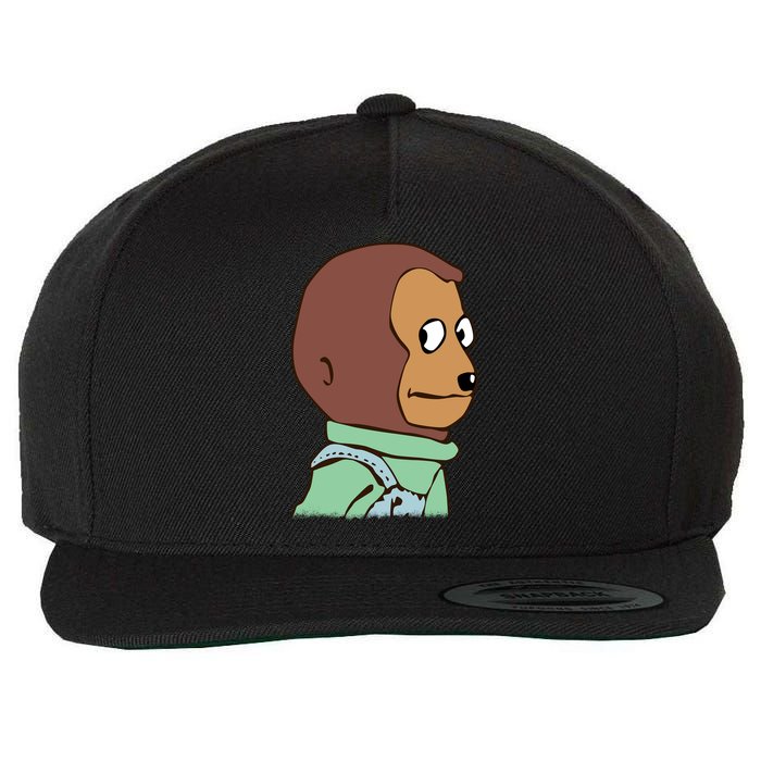 Awkward Look Meme Monkey Puppet Meme Wool Snapback Cap