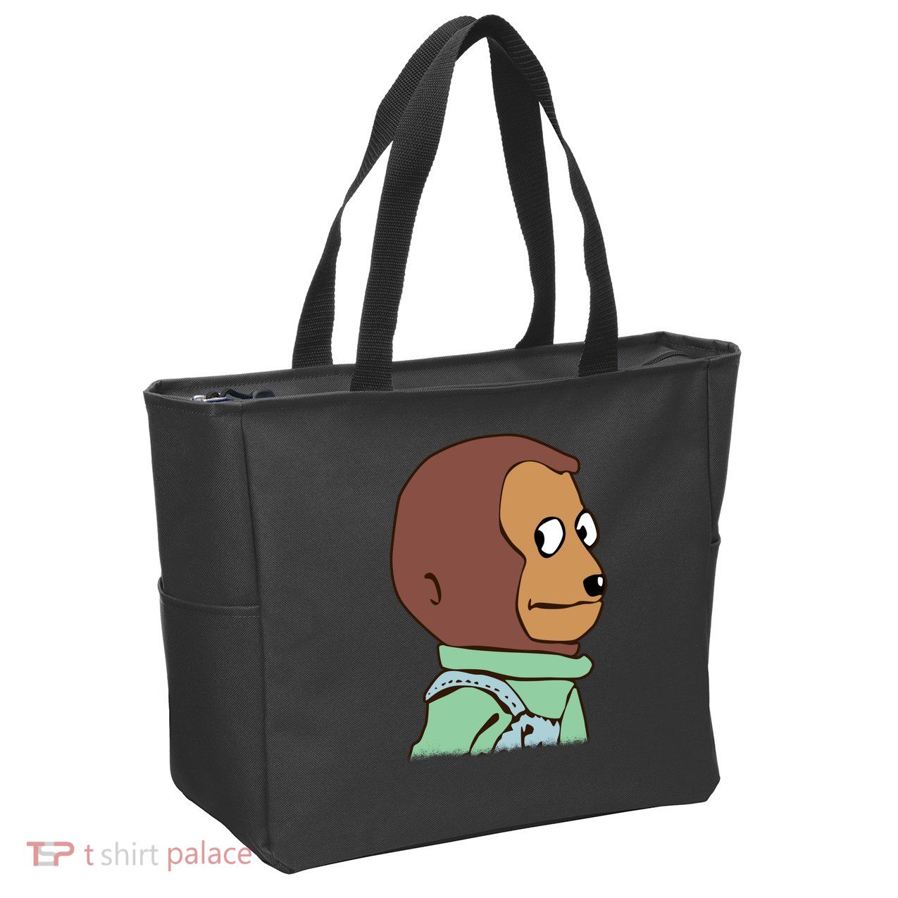 Awkward Look Meme Monkey Puppet Meme Zip Tote Bag