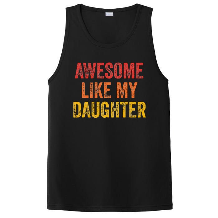 Awesome Like My Daughter Retro PosiCharge Competitor Tank