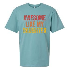 Awesome Like My Daughter Retro Sueded Cloud Jersey T-Shirt