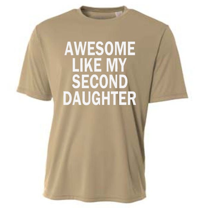 Awesome Like My Second Daughter 2nd Daughter FatherS Day Cooling Performance Crew T-Shirt