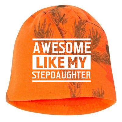 Awesome Like My Stepdad Bonus Father Stepdad Gift Kati - Camo Knit Beanie