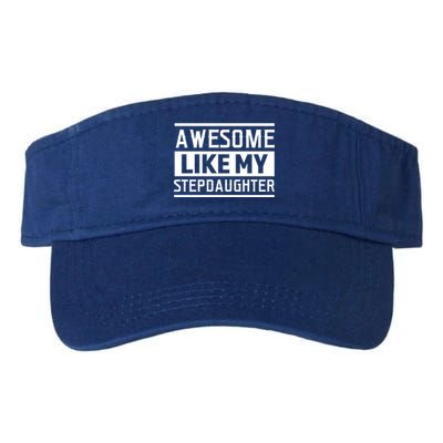 Awesome Like My Stepdad Bonus Father Stepdad Gift Valucap Bio-Washed Visor