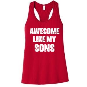 Awesome Like My Sons Women's Racerback Tank