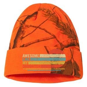 Awesome Like My Daughter Retro Funny Dad Fathers Day Kati Licensed 12" Camo Beanie