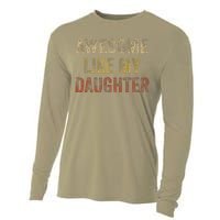 Awesome Like My Daughter Fathers Day From Daughter Cooling Performance Long Sleeve Crew