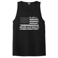 Awesome Like My Daughter Retro Funny Fathers Day Dad PosiCharge Competitor Tank