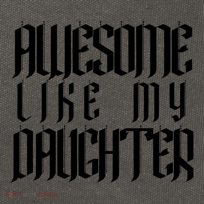 Awesome Like My Daughter Funny Dad Joke Fathers Day Cute Cotton Canvas Backpack