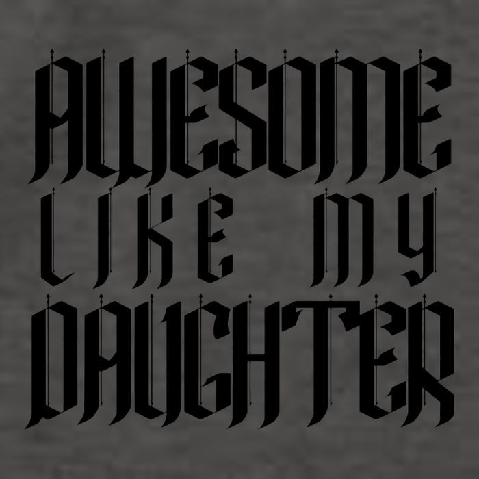 Awesome Like My Daughter Funny Dad Joke Fathers Day Cute Vector Backpack