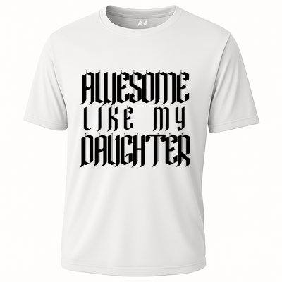 Awesome Like My Daughter Funny Dad Joke Fathers Day Cute Performance Shirt