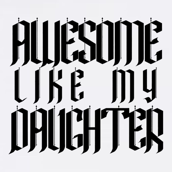 Awesome Like My Daughter Funny Dad Joke Fathers Day Cute Cooling Performance Crew T-Shirt