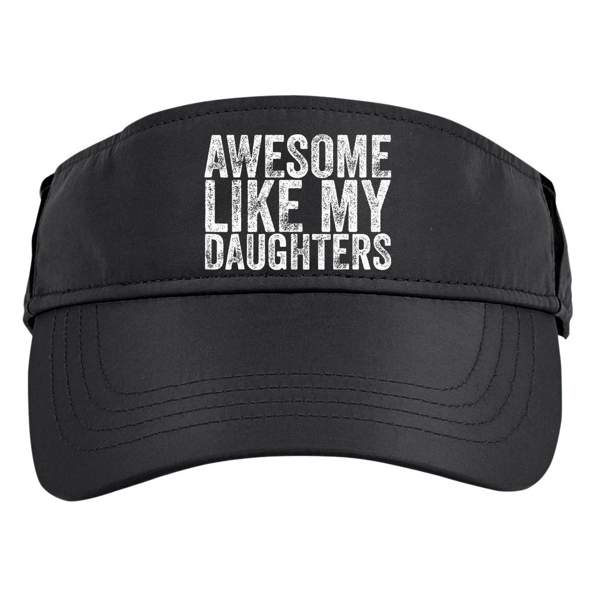 Awesome Like My Daughter Gifts Funny Fathers Day Adult Drive Performance Visor