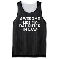 Awesome Like My Daughter In Law FatherS Day In Law Vintage Mesh Reversible Basketball Jersey Tank