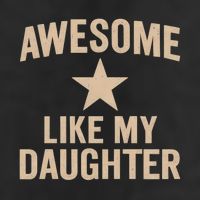 Awesome Like My Daughter - Perfect for Father's Day Adult Drive Performance Visor