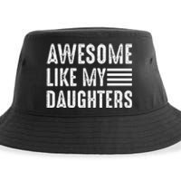 Awesome Like My Daughter Funny Fathers Day Sustainable Bucket Hat