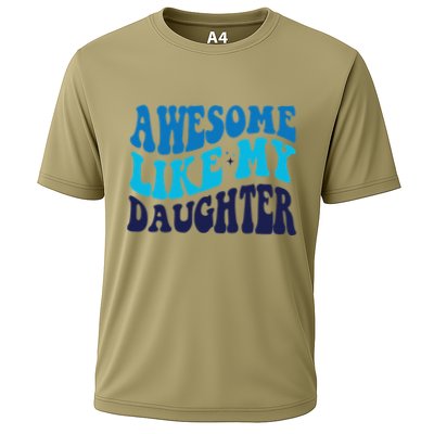 Awesome Like My Daughter Best Dadfunny Father Daddy Dad Performance Shirt