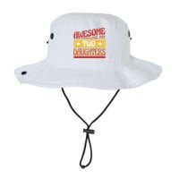 Awesome Like My Two Daughters Cute Gift Legacy Cool Fit Booney Bucket Hat