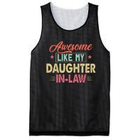 Awesome Like My Daughter In Law Family Lovers Fathers Day Mesh Reversible Basketball Jersey Tank