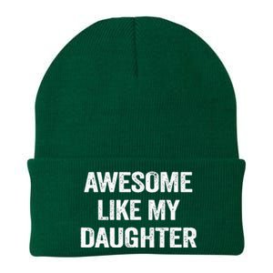 Awesome Like My Daughter Knit Cap Winter Beanie