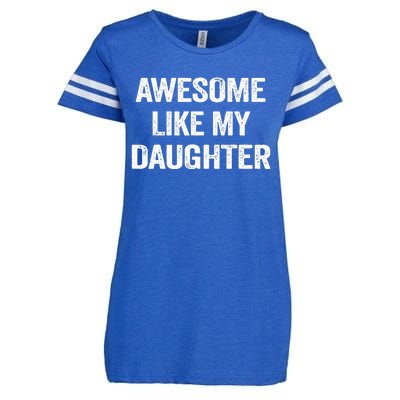 Awesome Like My Daughter Enza Ladies Jersey Football T-Shirt