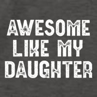Awesome Like My Daughter Fathers Day Dads Gift Vector Backpack