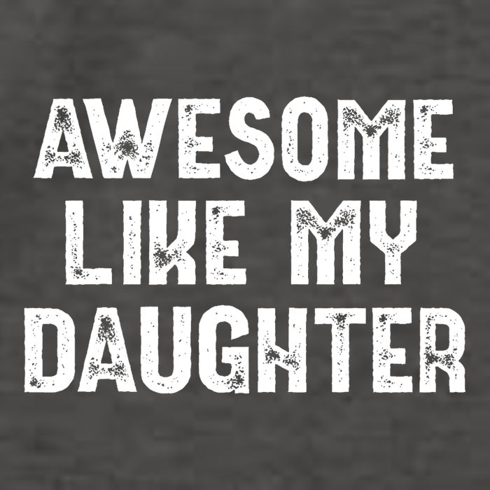 Awesome Like My Daughter Fathers Day Dads Gift Vector Backpack