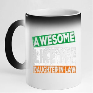 Awesome Like My Daughter In Law Proud Family Lovers 11oz Black Color Changing Mug