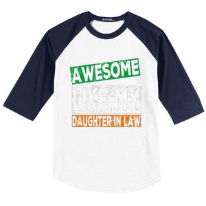 Awesome Like My Daughter In Law Proud Family Lovers Baseball Sleeve Shirt