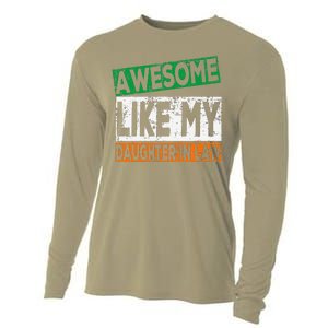 Awesome Like My Daughter In Law Proud Family Lovers Cooling Performance Long Sleeve Crew