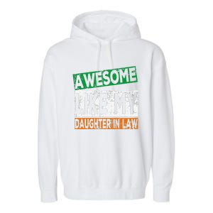 Awesome Like My Daughter In Law Proud Family Lovers Garment-Dyed Fleece Hoodie