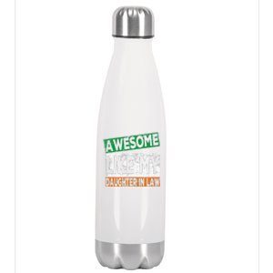 Awesome Like My Daughter In Law Proud Family Lovers Stainless Steel Insulated Water Bottle