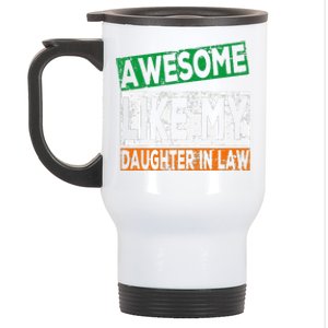 Awesome Like My Daughter In Law Proud Family Lovers Stainless Steel Travel Mug