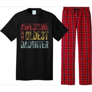 Awesome Like My Oldest Daughter Man Funny Fathers Day Dad Pajama Set