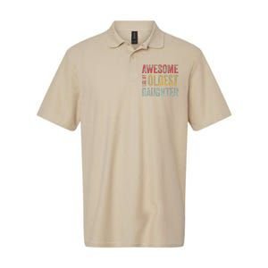 Awesome Like My Oldest Daughter Man Funny Fathers Day Dad Softstyle Adult Sport Polo