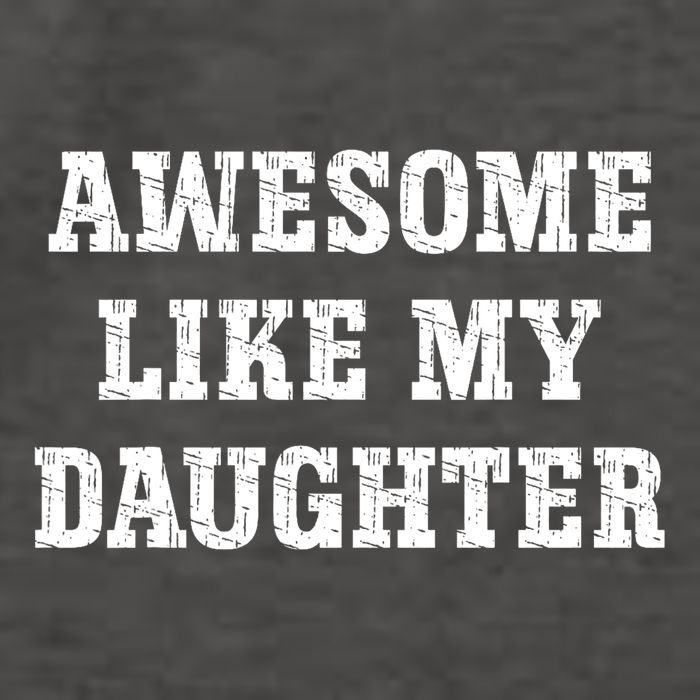 Awesome Like My Daughter For Dads Dad Joke Funny Dad Vector Backpack