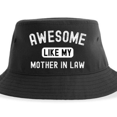 Awesome Like My Motherinlaw Funny Cute Sarcastic Relative Sustainable Bucket Hat