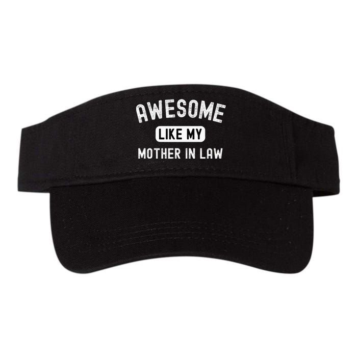 Awesome Like My Motherinlaw Funny Cute Sarcastic Relative Valucap Bio-Washed Visor