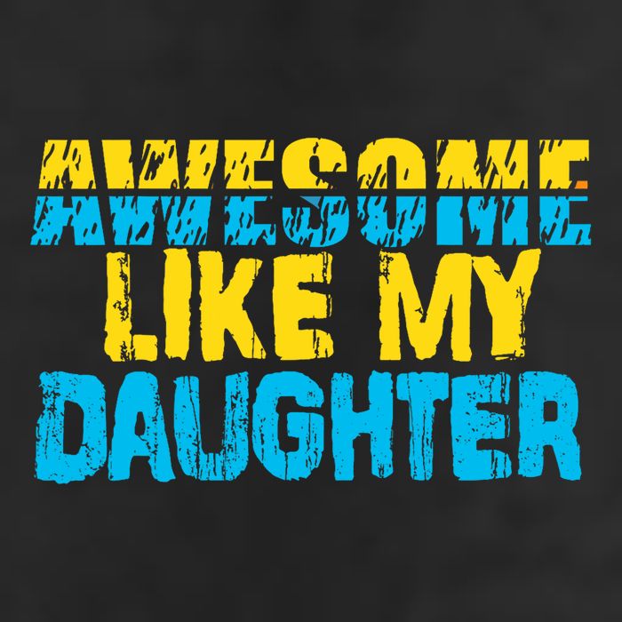 Awesome Like My Daughter Fathers Day Dad Adult Drive Performance Visor