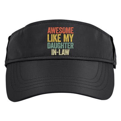 Awesome Like My Daughter In Law Women Parents Day Adult Drive Performance Visor