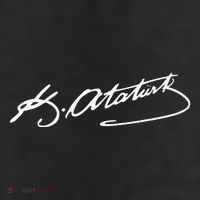 Ataturk Logo Mustafa Kemal AtatüRk Signature Imza TüRkiye 11oz C Handle Ceramic Mug