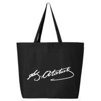 Ataturk Logo Mustafa Kemal AtatüRk Signature Imza TüRkiye 25L Jumbo Tote
