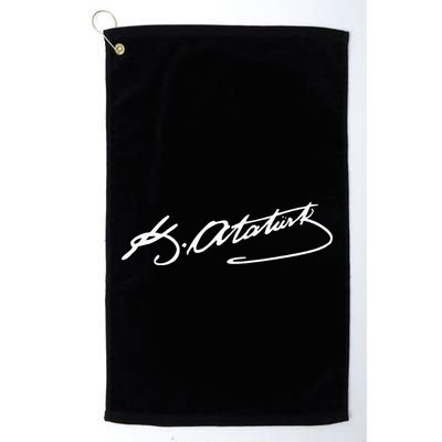 Ataturk Logo Mustafa Kemal AtatüRk Signature Imza TüRkiye Golf Towel