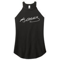 Ataturk Logo Mustafa Kemal AtatüRk Signature Imza TüRkiye Women's Perfect Tri Rocker Tank