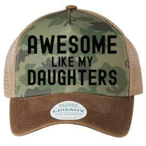 Awesome Like My Daughters Fathers Day Dad And Daughter Legacy Tie Dye Trucker Hat