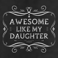 Awesome Like My Daughter Funny Vintage Father Day Hat