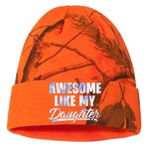 Awesome Like My Daughters Fathers Day Funny Family Humor Kati Licensed 12" Camo Beanie